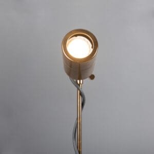 Yara Outdoor Garden Spotlight Brass Outdoor Lights Great Lighting UK Ltd