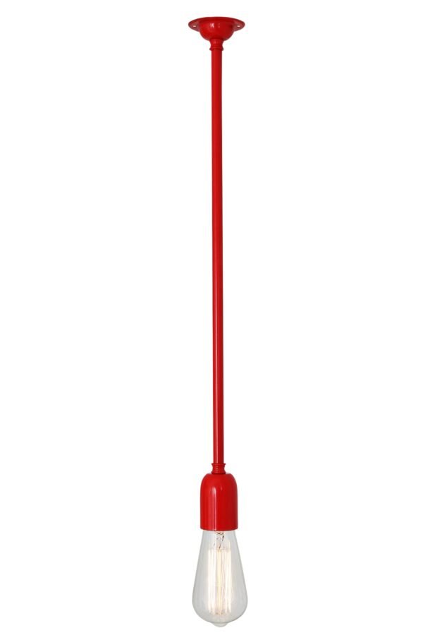 Colourful Fixed Pendant Light | The Powell Industrial Pendant Lights Great Lighting UK Ltd
