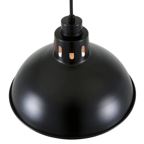 Vintage Black & Copper Pendant Light | The Bessemer Industrial Pendant Lights Great Lighting UK Ltd