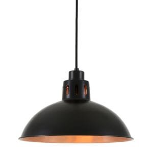 Vintage Black & Copper Pendant Light | The Bessemer Industrial Pendant Lights Great Lighting UK Ltd