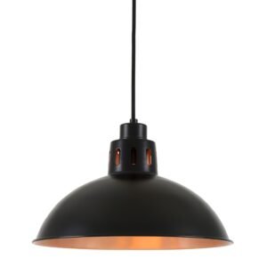 Vintage Black & Copper Pendant Light | The Bessemer Industrial Pendant Lights Great Lighting UK Ltd