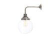 Bamako 20cm Glass Wall Sconce | Opal or Clear Glass & Globe Wall Lights Great Lighting UK Ltd