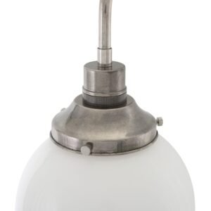 Bamako 20cm Glass Wall Sconce | Opal or Clear Kitchen Glass Wall Lights Great Lighting UK Ltd