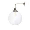 Bamako Wall Light Clear or Opal Globe | 3 Sizes Glass & Globe Wall Lights Great Lighting UK Ltd