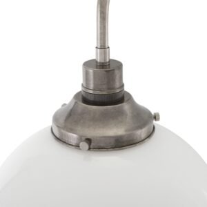 Bamako Wall Light Clear or Opal Globe | 3 Sizes Vintage Glass Wall Lights Great Lighting UK Ltd