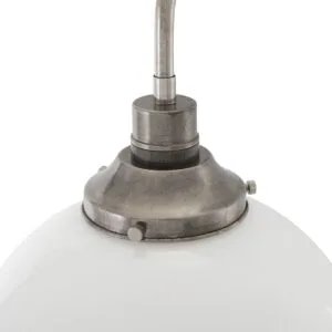 Bamako Wall Light Clear or Opal Globe | 3 Sizes Vintage Glass Wall Lights Great Lighting UK Ltd
