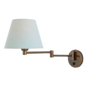 Kerry Swivel Arm Wall Light Antique Brass Wall Lights Great Lighting UK Ltd