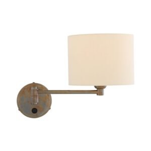 Kerry Swivel Arm Wall Light Antique Brass Wall Lights Great Lighting UK Ltd