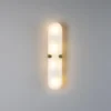 Lothian Oval Alabaster Wall Light Brass Bathroom Wall Sconces Great Lighting UK Ltd