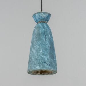 Parva Blue Earth Ceramic Bathroom Pendant Light Ceramic Bathroom Pendant Lights Great Lighting UK Ltd