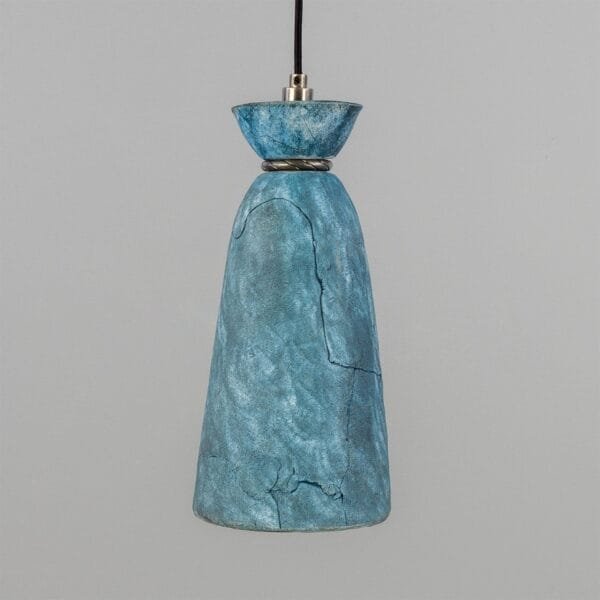 Parva Blue Earth Ceramic Bathroom Pendant Light Ceramic Bathroom Pendant Lights Great Lighting UK Ltd