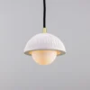Ferox Small Domed Ceramic Pendant Ceramic Pendant Lighting Great Lighting UK Ltd
