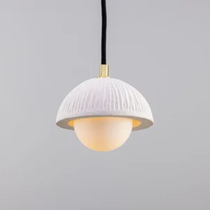 Ferox Small Domed Ceramic Pendant Ceramic Pendant Lighting Great Lighting UK Ltd