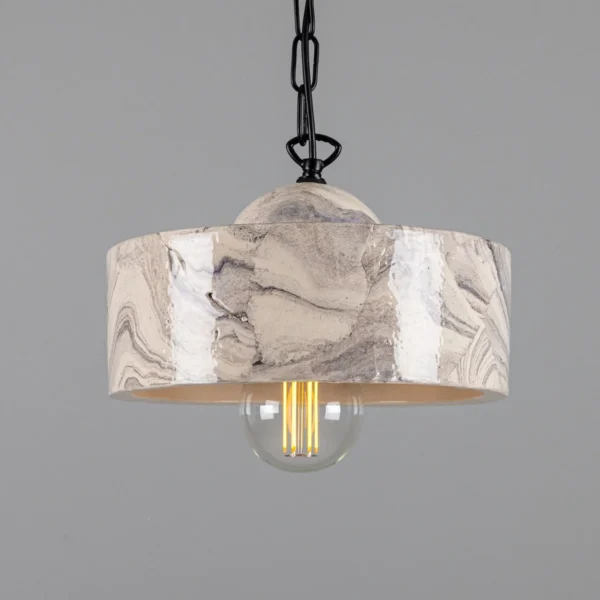 Seville Marbled Ceramic Pendant Ceramic Pendant Lighting Great Lighting UK Ltd