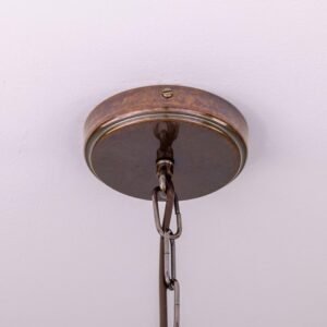 Seville Pendant in Ceramic Red Iron Ceramic Pendant Lighting Great Lighting UK Ltd