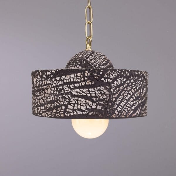 Seville Ceramic Pendant in Black Earth Ceramic Pendant Lighting Great Lighting UK Ltd