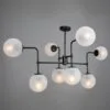 Oklahoma 8 Light Globe Chandelier Four to Six Arm Pendants Great Lighting UK Ltd