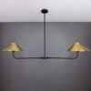 Princeton 2 Arm Island Chandelier Large Single - 3 Arm Pendants Great Lighting UK Ltd