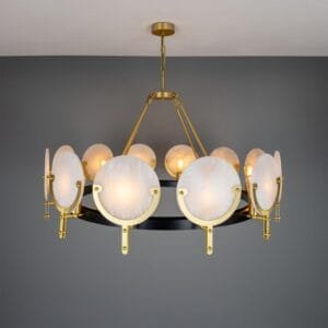 Edinburgh Alabaster 11 Light Chandelier Large Multi-Light Chandeliers Great Lighting UK Ltd