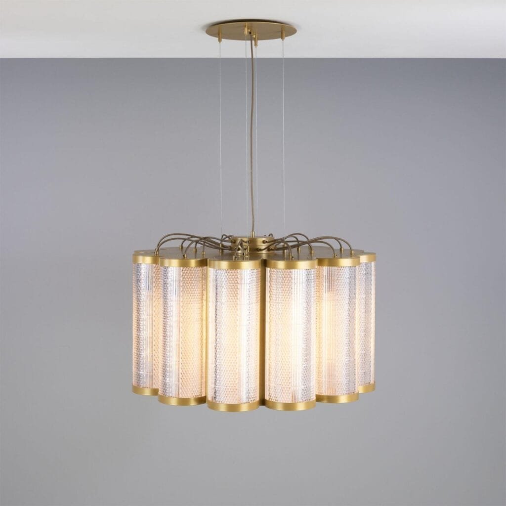 Ashford Neo-Victorian Prismatic Chandelier Hallway Chandelier Great Lighting UK Ltd
