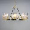 Nine Light Prismatic Disc Chandelier | The Portland Large Multi-Light Chandeliers Great Lighting UK Ltd