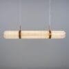 Ashford Neo-Victorian Linear Pendant Light Brass & Moroccan Pendants Great Lighting UK Ltd