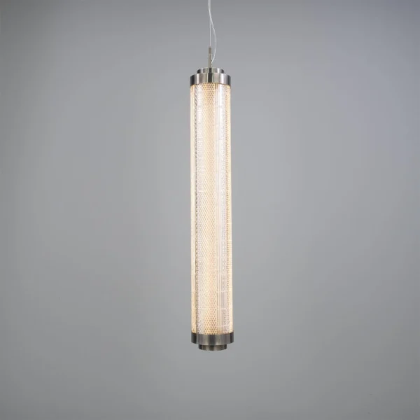 Tubular Neo-Victorian Pendant Light | The Ashford Holophane Pendants Great Lighting UK Ltd