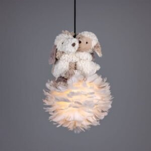 Foz Teddy Bear Bedroom Pendant Light Children and Nursery Lights Great Lighting UK Ltd