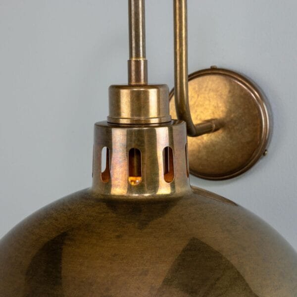 Industrial Swan Neck Wall Light | The Paris Industrial Wall Lights Great Lighting UK Ltd