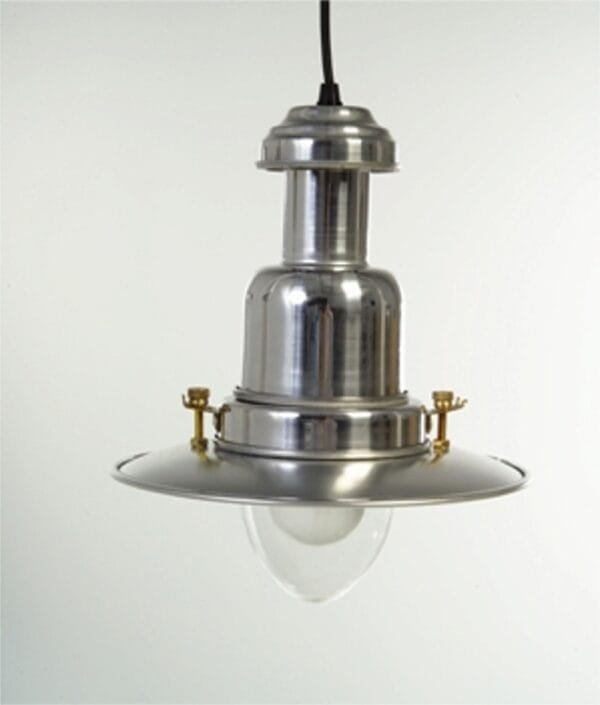 Industrial Fisherman's Pendant Light in Aluminium | 3 Sizes