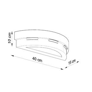 Wall Lamp Ceramic Helios Box Wall Lights Great Lighting UK Ltd