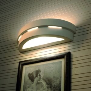 Wall Lamp Ceramic Helios Box Wall Lights Great Lighting UK Ltd