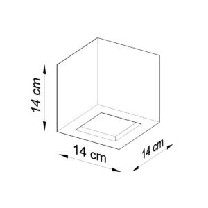 Wall Lamp Ceramic Leo Box Wall Lights Great Lighting UK Ltd