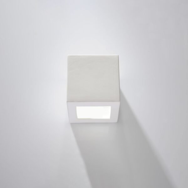 Wall Lamp Ceramic Leo Box Wall Lights Great Lighting UK Ltd