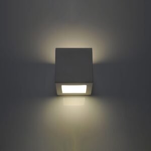 Wall Lamp Ceramic Leo Box Wall Lights Great Lighting UK Ltd