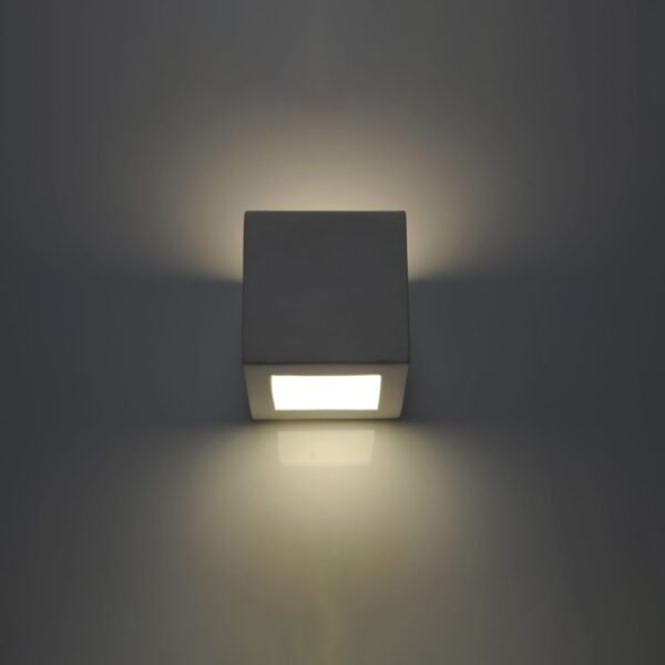 Wall Lamp Ceramic Leo Box Wall Lights Great Lighting UK Ltd