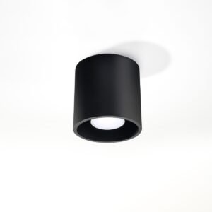 Ceiling Lamp Orbis 1 Black Single Ceiling Lights Great Lighting UK Ltd