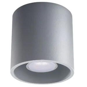 Orbis Ceiling Downlight - Grey Modern Single Ceiling Lights Great Lighting UK Ltd