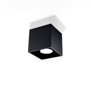 Ceiling Lamp Quad 1 Black Single Ceiling Lights Great Lighting UK Ltd