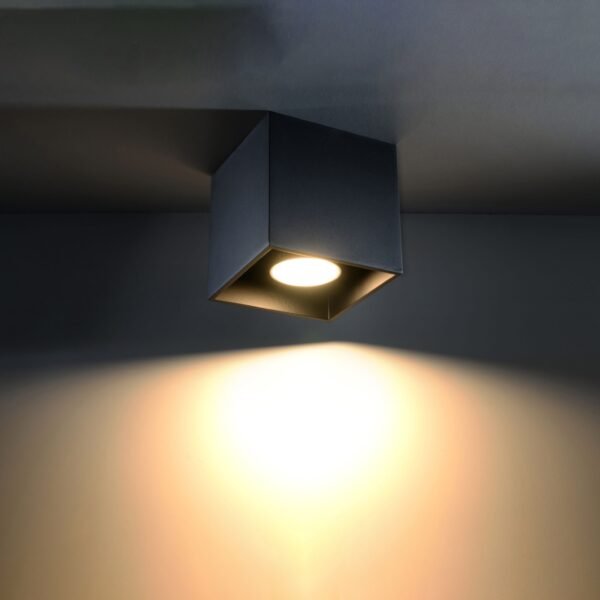 Ceiling Lamp Quad 1 Black Modern Ceiling Lights Great Lighting UK Ltd