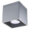 Ceiling Lamp Quad 1 Grey Single Ceiling Lights Great Lighting UK Ltd