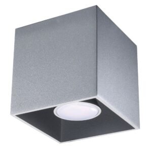 Ceiling Lamp Quad 1 Grey Modern Ceiling Lights Great Lighting UK Ltd