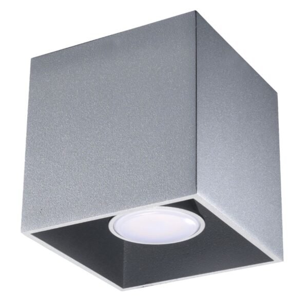 Ceiling Lamp Quad 1 Grey Modern Ceiling Lights Great Lighting UK Ltd