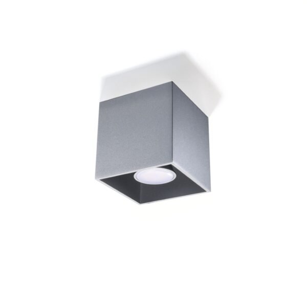 Ceiling Lamp Quad 1 Grey Modern Ceiling Lights Great Lighting UK Ltd