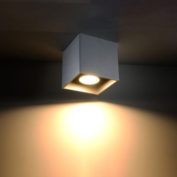 Ceiling Lamp Quad 1 Grey Modern Ceiling Lights Great Lighting UK Ltd