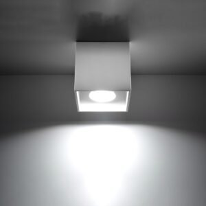 Ceiling Lamp Quad 1 White Single Ceiling Lights Great Lighting UK Ltd