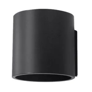 Orbis Wall Light - Black Up & Down Wall Lights Great Lighting UK Ltd