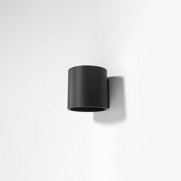 Wall Lamp Orbis 1 Black Single Wall Lights Great Lighting UK Ltd