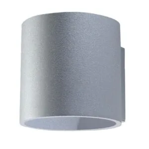 Orbis Wall Light - Grey Up & Down Wall Lights Great Lighting UK Ltd