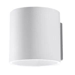 Wall Lamp Orbis Single Light White Single Wall Lights Great Lighting UK Ltd